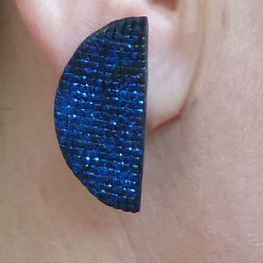 Cercei handmade Bright blue 